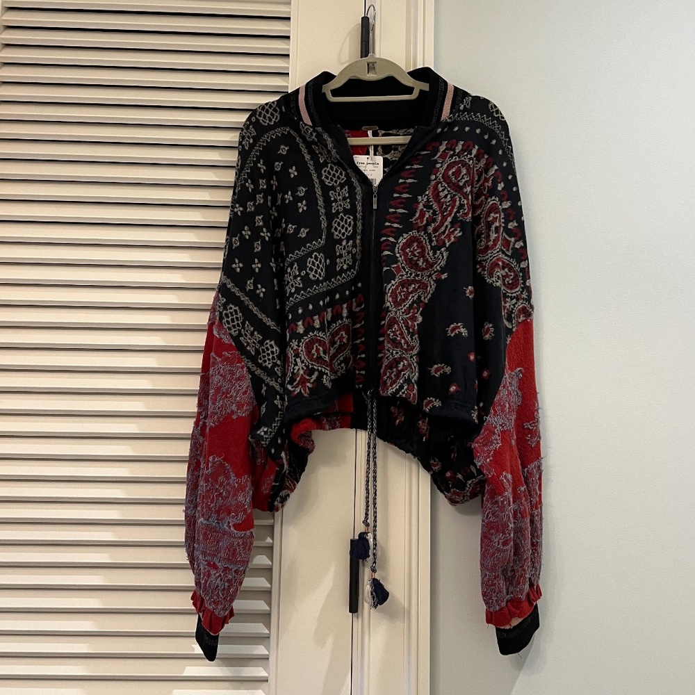 NEW! Free People vintage bohemian jacket